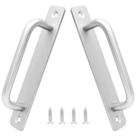Wangq230108-1431 Piutouyar 2 Pcs Aluminum Alloy Sliding Barn Door Handle 128mm/5 Inch Hole 5.9
