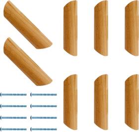 Wangq230108-1446 Piutouyar 64mm / 2.5 Inch Hole Centers Wooden Handles Decorative Furniture