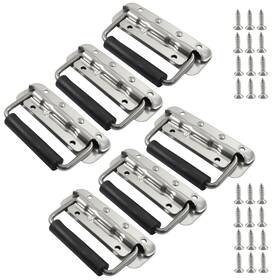 Wangq250925-0503 Piutouyar 6 Pcs Spring Loaded Metal Handle 122mm / 4.8 Inch