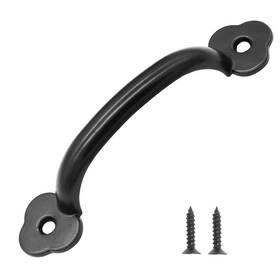 Wq210923-0014 Piutouyar 12 Pcs Barn Door Handles Rustic Gate Handle 3.2 Inch 4 Black