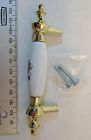 741-hdl Plate Furnishings Handles Achim Flower Cabinet Pull Brass Home Handle