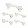 Pn0300-clr-c1 Liberty Hardware Victorian Glass Handle Pull Cabinet Handles And Drawer