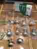 Pn0393c-sn-b1 Cabinet Knob Hill 10 Lot New Satin Silver Nickel Knobs Oval Football 35mm