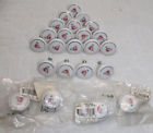 Por8 Ultra Knob Red Rose On White Ceramic Cabinet 749694413672