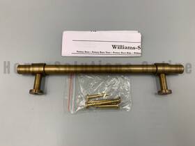 1334961 Pottery Barn Frey Drawer Pull Tumbled Brass 6 Inch #b297