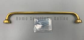 Pottery Barn 8954156 Mercer Cabinet Drawer Pull Brass 8 Inch #9734d