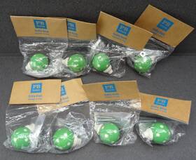 9380304 Pottery Barn New Teen Dottie 8 Drawer Pull Handle Knob Green Polka Dot Ball Pb
