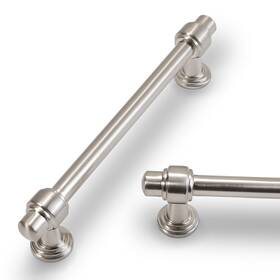 80014 Povefonk 10 Pack 5 Inch Brushed Satin Nickel Kitchen Cabinet Handles