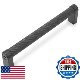 B0d9plt1bs Povefonk 10pk 6-1/4 Inch Matte Black Kitchen Cabinet Handles Pulls Drawer
