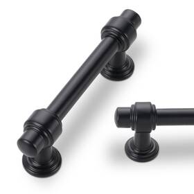 B0dzpbvsgz Povefonk 10pk 3 Inch Matte Black Kitchen Cabinet Handles Drawer Pulls Hardware