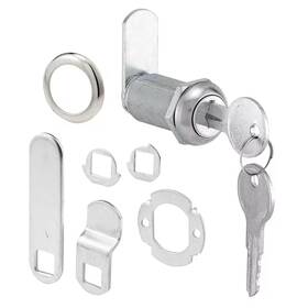 Prime-line 445038623648 Drawer And Cabinet Lock 1-3/8 Inch Diecast Stainless Steel 1 Max. Panel