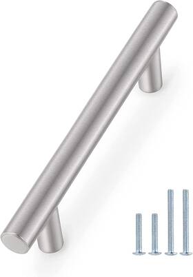 Probrico 313052040000 10 Pack Brushed Nickel Cabinet Pulls 4 Inch Holes Stainless Steel Kitc
