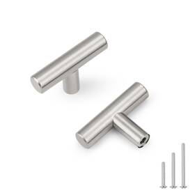 Probrico 608560083534 10 Pack 2 Inch Brushed Nickel Stainless Steel Cabinet Knobs 50mm Len
