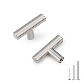 Probrico 608560095292 5 Pack 2 Inch Brushed Nickel Cabinet Knobs Stainless Steel Kitchen Drawer Kno