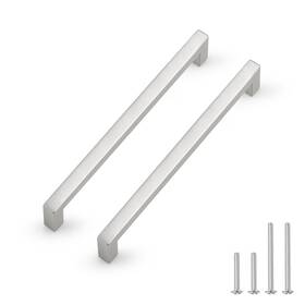 Probrico 613865529830 5 Pack Kitchen Cabinet Pulls 7.5 Inch Hole Centers Brushed Satin Nickel Finish