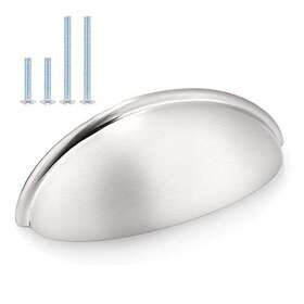 Probrico 715624721605 25 Pack Satin Nickel Drawer Handles Kitchen Cabinet Hardware 3 Inch