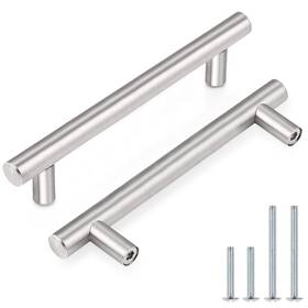 B07qyqrx5v Probrico 10 Pack 4 Inch Satin Nickel Cabinet Handles Stainless Steel Drawer Pulls