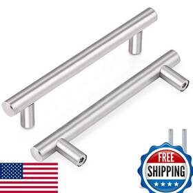 B07sc1778l Probrico 50 Pack 4 Inch Hole Centers Satin Nickel Cabinet Pulls Modern Stainless
