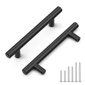 Hmpd3383-hbk96-30pack Probrico 30 Pack Hole Centers 3-3/4inch Matte Black Kitchen Cabinet Handles Stainless