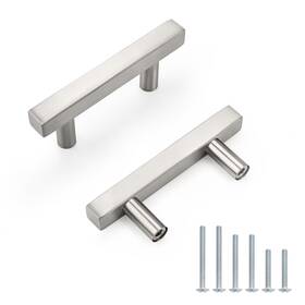 Hmpdd-j16-hss64-10pack Probrico Cabinet Handles-pack Of Hole Center 64mm 2.5inch Brushed Nickel