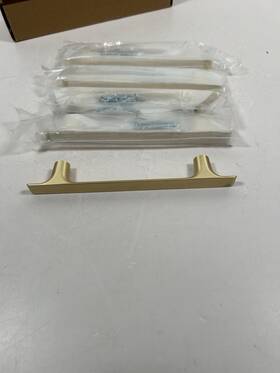 Pd1123hgd102 Probrico 5 Pack Gold Kitchen Cabinet Handles Brushed Brass 4 Inch Hole Cent