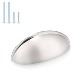 Pd82981bsn Probrico 10 Pack Satin Nickel Drawer Handles Cabinet Cup Pulls 3 Inch Hole Center Kit