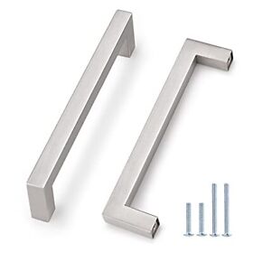 Probrico Stainless Steel Modern Kitchen Cupboard Handles 5 Inch Holes