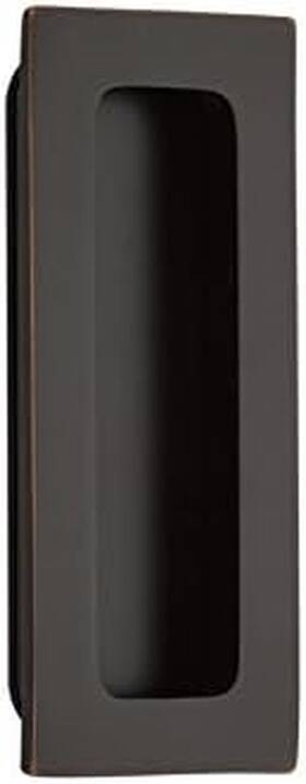 220304us10b Products Inc Modern Rectangular Flush Pull 1-3/4 Inch X 4 Oil Rubbed Bronze