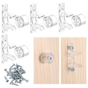 5369rqfu1724 Psiriol 8 Pairs False Front Cabinet Clips Reinforced Sink Tip Transparent