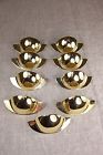 43865 " Pull 3 Plated Drawer Brass Bin Hardware Pulls 9 Cabinet Lot Handle Kbc