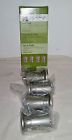 691192 Qbits Sauder Woodworking Furniture Feet Brushed Nickle Finish 042666