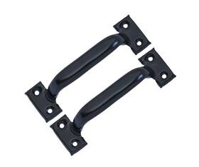 B07qkwsl6s Qcaa Garage Door Pull Handle 8 Inch Steel Black Coated 2 Pack Made In Taiwan