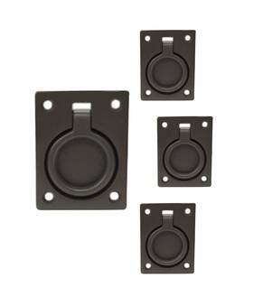 B08dr274zt Qcaa Solid Brass Flush Ring Pull 2-1/2 Inch X 1-7/8 Orb Oil Rubbed Bronze