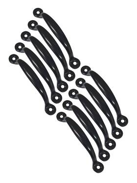 P42-010 Qcaa Steel Utility Grab Pull Surface Mount For Screen Door Drawer Access Panel C