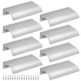 Gb0628 Qjaiune Back Mount Finger Edge Pull 80mm/3.15 Inch Aluminum Hidden Handle Concealed Tab P