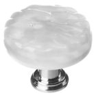 R-204 Sietto Glacier Inch Diameter Mushroom Cabinet Knob