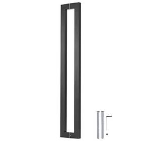 Ranbo 704771660103 60 Inch Length Double Sided Push Pull Door Handle 304 Stainless Steel Rectangle S