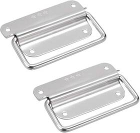 Rannb 711181441680 Chest Handles Stainless Steel Large Size Pull For Toolbox - 2pcs