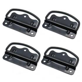 Rannb Wby1970 Chest Handle Stainless Steel Pull Black - Pack Of 4