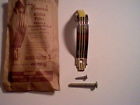 E08215 Rare Door Lines Yellow Vintage Plastic Nos Pulls Amerock Chrome Cabinet