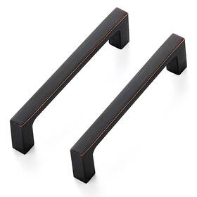 100xfx102orb30 Ravinte 30 Pack Solid 4 Inch Kitchen Square Cabinet Handles Oilrubbed Bronze Pul