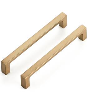 Ravinte 313095832815 20 Pack 5 Inch Kitchen Square Cabinet Handles Champagne Bronze