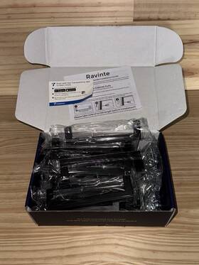 Ravinte 744110655919 20 Pack 5 Inch Kitchen Square Cabinet Handles Matte Black Pulls