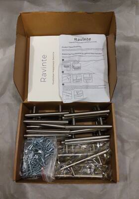 Ravinte 781871056661 39 Pack 5ftft Cabinet Pulls Brushed Nickel Stainless Steel 3 Inch Hole Center