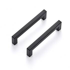 Ravinte 786592810219 10 Pack 5 Inch Square Cabinet Handles Matte Black Pulls Drawer Kitchen Hardwa