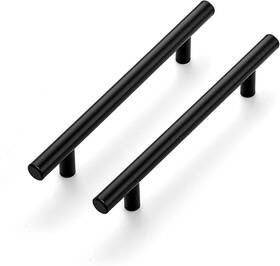 Ravinte 786592810349 30 Pack 7.38ftft Cabinet Pulls Matte Black Stainless Steel Kitchen Cupboard Han