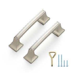 7zc76sjlsdls10 Ravinte 10 Pack Kitchen Cabinet Handles Drawer Pulls Brushed Nickel 3 Inch Hole Cente