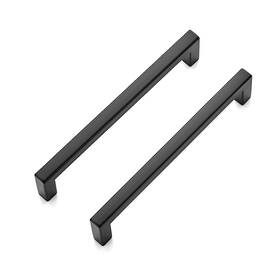 Ravinte 988075258940 30 Pack Solid 5 Inch Center To Slim Square Bar Drawer Handles Black Dr