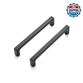 B08h4mj61t Ravinte 30-pack 5in Matte Black Square Cabinet Handles Kitchen Drawer Pulls
