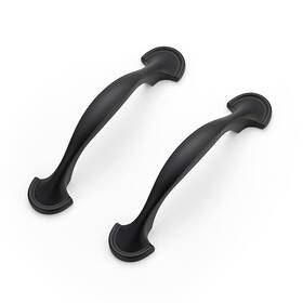 B09xqp48r7 Ravinte 15pk 3 Inch Matte Black Curved Cabinet Handles Drawer Pulls